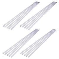 DELight 3.3" Plastic U Channel System 20PCS Del-M011M for 9/16"W Warm White Rope Light Models Del-D50W,Del-D100W,Del-D150W