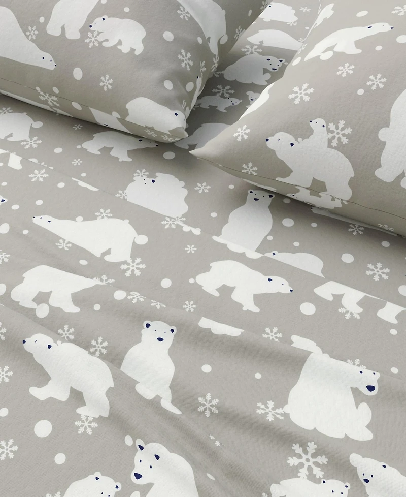 Linery & Co. Ultra-Soft Turkish Cotton Flannel Lodge Print Sheet Set