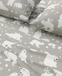 Linery & Co. Ultra-Soft Turkish Cotton Flannel Lodge Print Sheet Set