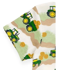 John Deere Baby Boys Henley Romper
