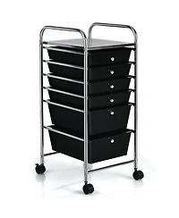 6 Drawers Rolling Storage Cart Organizer