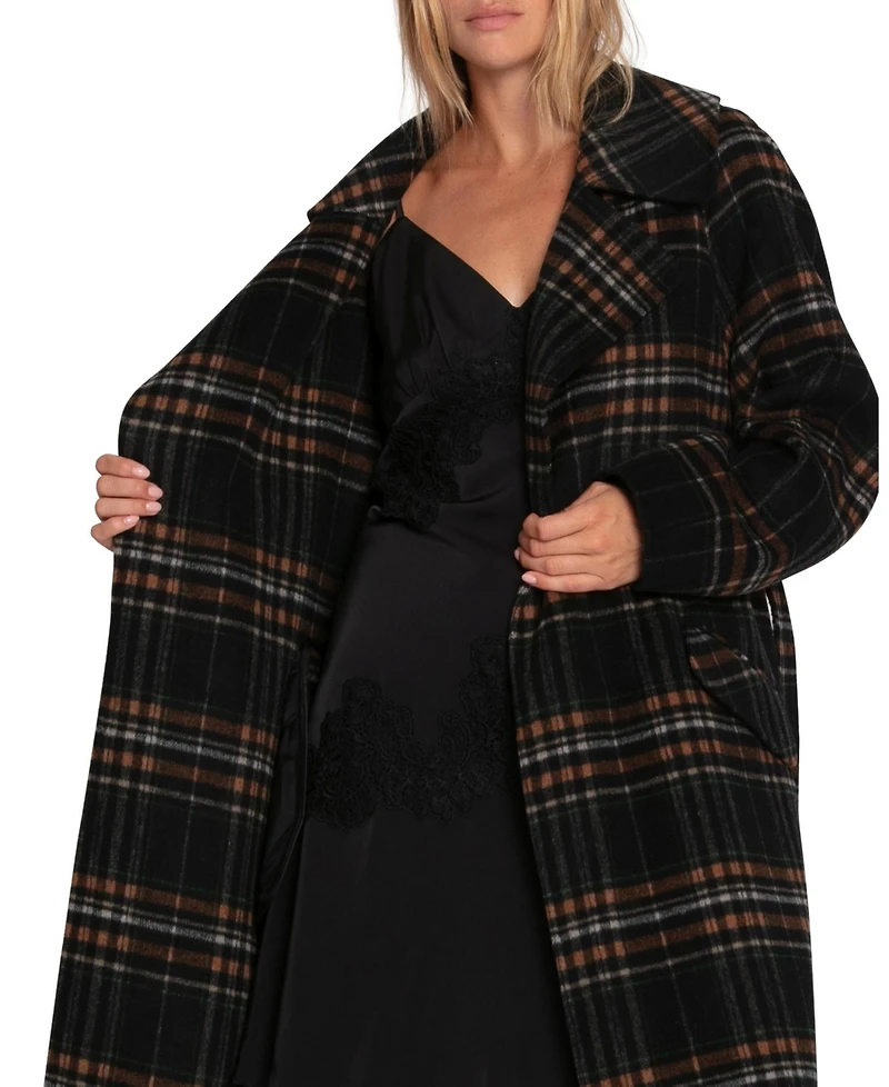Belle & Bloom Women's Heart To Large Collar Maxi Coat