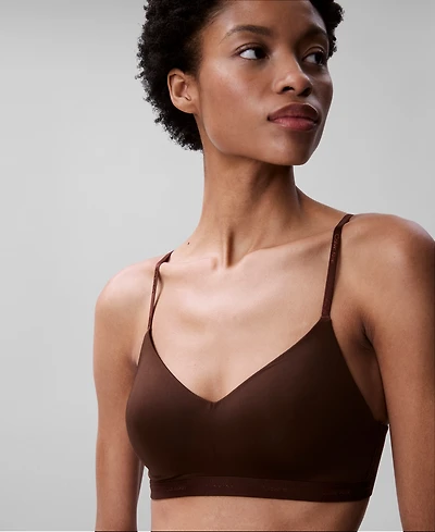 Calvin Klein Women's Form To Body Lightly Lined Bralette QF7618