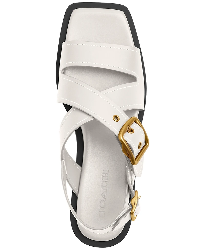 Coach Women's Archival Buckled Flat Sandals