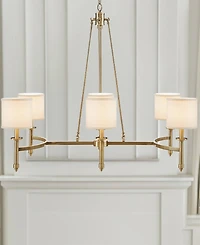 Hampton Hill 39.25" Elegenza 6-light Iron Chandelier