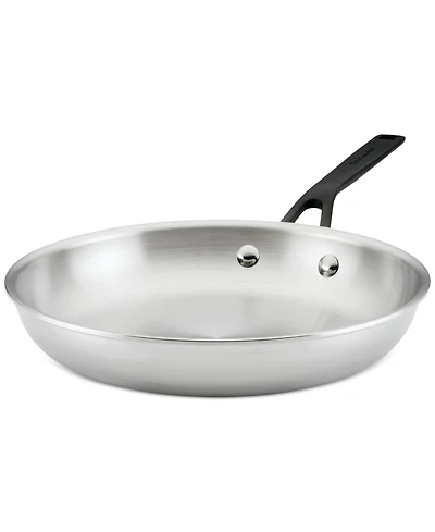 KitchenAid Stainless Steel 5-Ply Clad 10" Open Frypan
