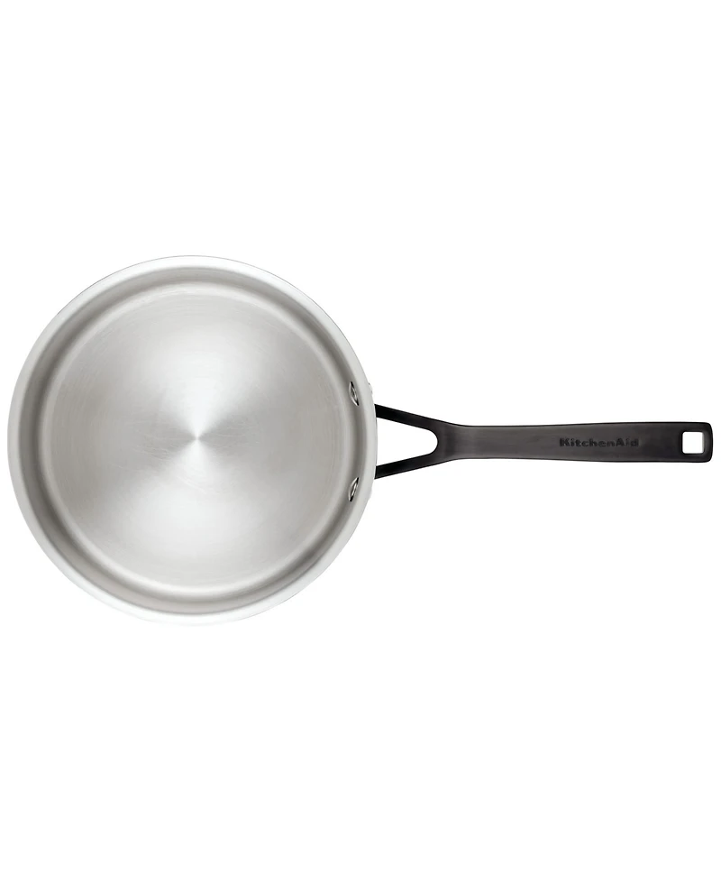 KitchenAid Stainless Steel 5-Ply Clad 3 Qt. Covered Saucepan