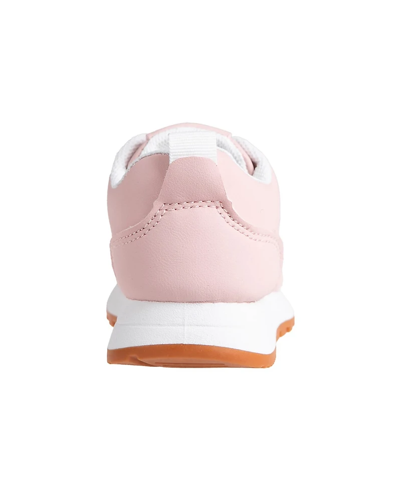 Bebe Toddler Girls Lace Charms Metallic Logo Shoe