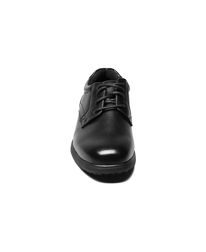 Nunn Bush Men's Sherman Plain Toe Slip Resistant Oxford