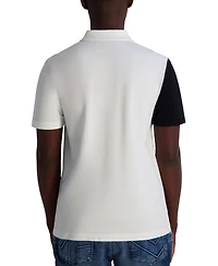 Karl Lagerfeld Paris Men's Regular-Fit Colorblocked Polo Shirt