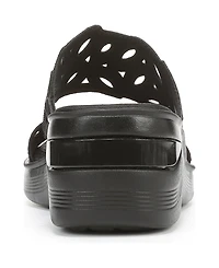 LifeStride Women's Delight Washable Slide Wedge Sandals