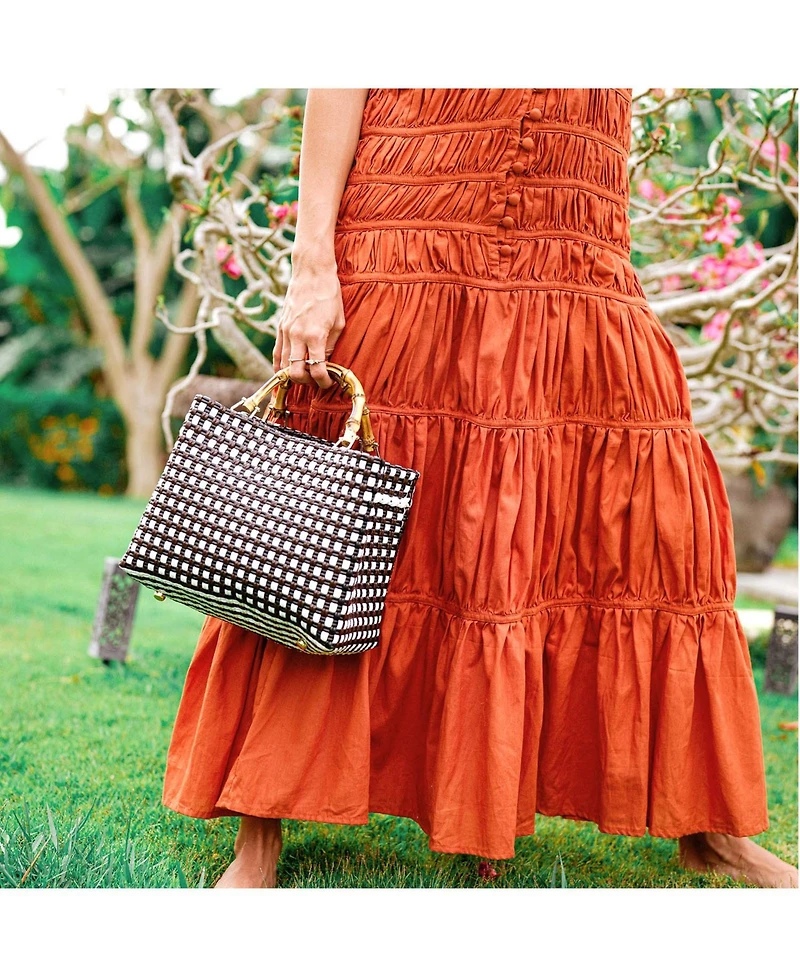 Tuku Ojai Recycled Market Tote Bag