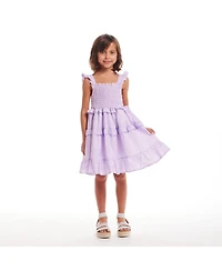 Andy & Evan Little Girls Toddler/Child Ditsy Floral Print Ruffle Tiered Dress