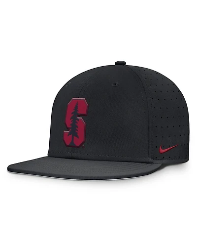 Nike Men's Black Stanford Cardinal On-Field Dugout True Performance Fitted Hat