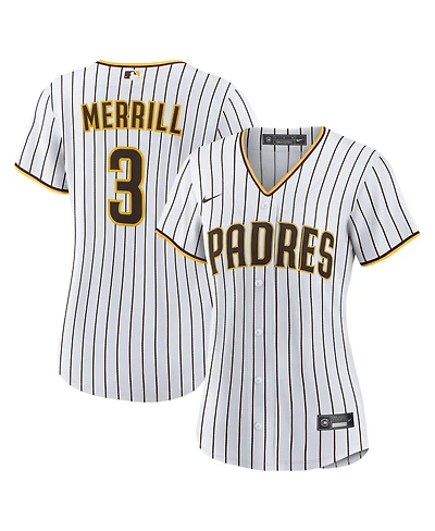 Nike Women's Jackson Merrill White San Diego Padres Home Replica Jersey