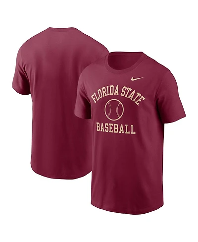 Nike Men's Garnet Florida State Seminoles Essential Baseball Arch T-Shirt
