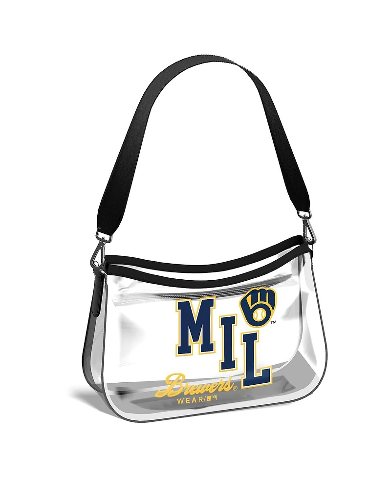 Wear by Erin Andrews Milwaukee Brewers Clear Stadium Mini Purse
