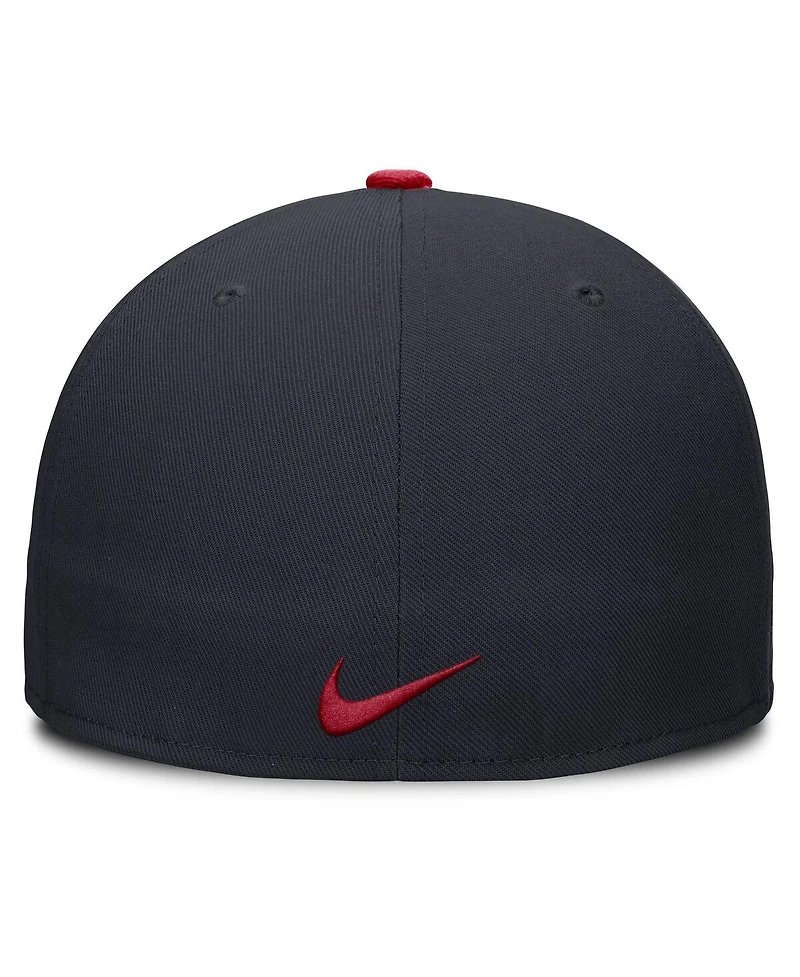 Nike Men's Navy Atlanta Braves True Performance Fitted Hat