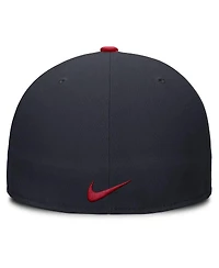 Nike Men's Navy Atlanta Braves True Performance Fitted Hat
