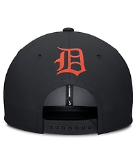 Nike Men's Gray/Navy Detroit Tigers Pro Performance Snapback Hat