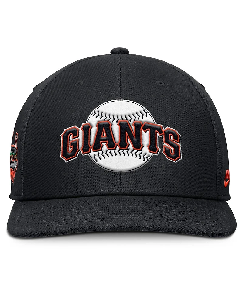 Nike Men's Black San Francisco Giants Pro Performance Snapback Hat