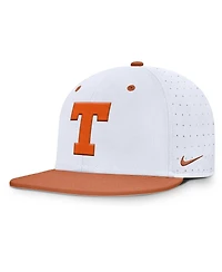 Nike Men's White Texas Longhorns On-Field Dugout True Performance Fitted Hat