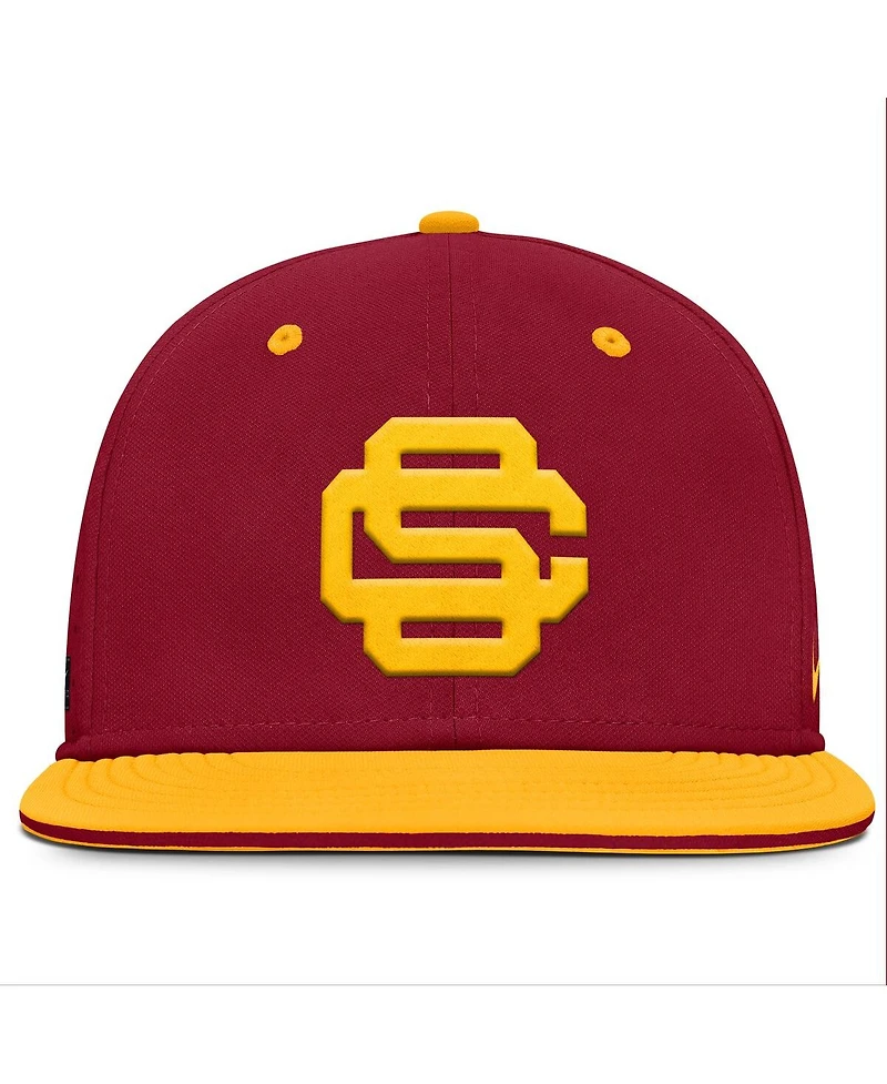 Nike Men's Cardinal Usc Trojans On-Field Dugout True Performance Fitted Hat