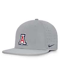 Nike Men's Gray Arizona Wildcats On-Field Dugout True Performance Fitted Hat