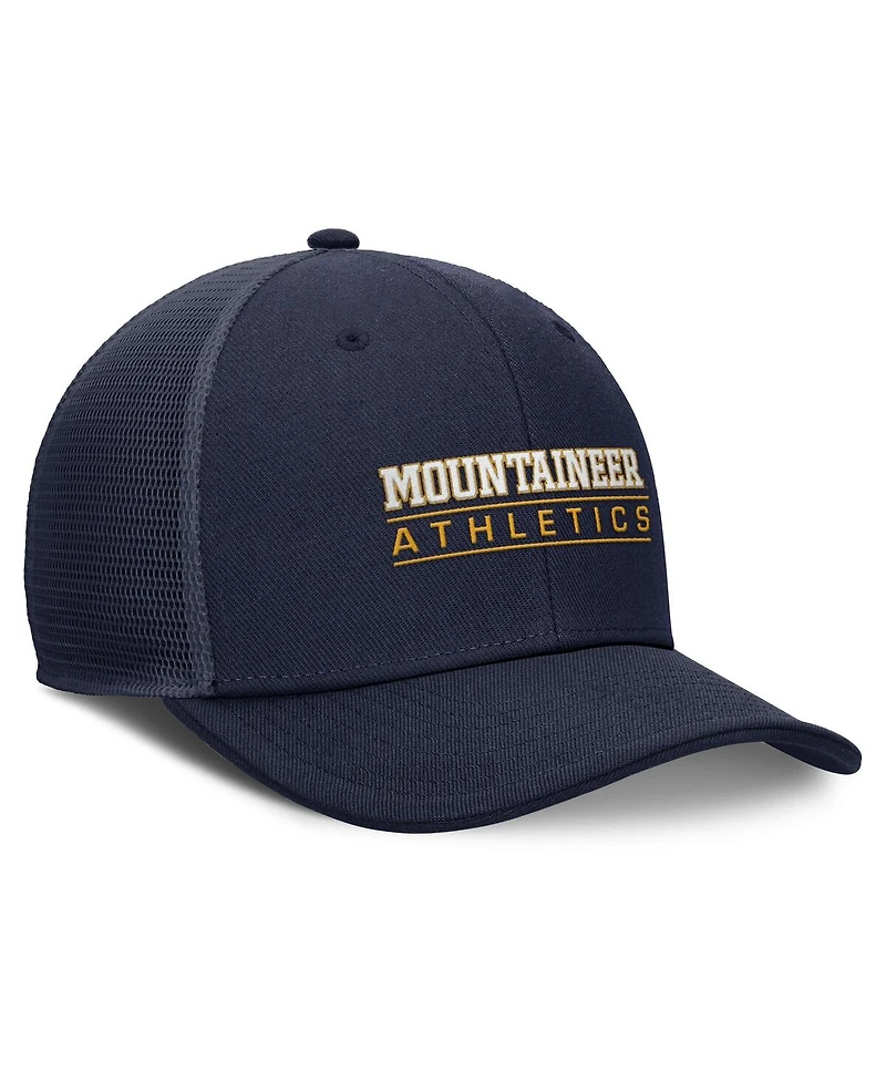 Nike Men's Navy West Virginia Mountaineers Rise Adjustable Hat