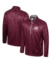 Colosseum Men's Maroon Texas A&M Aggies The Machine Half-Zip Jacket