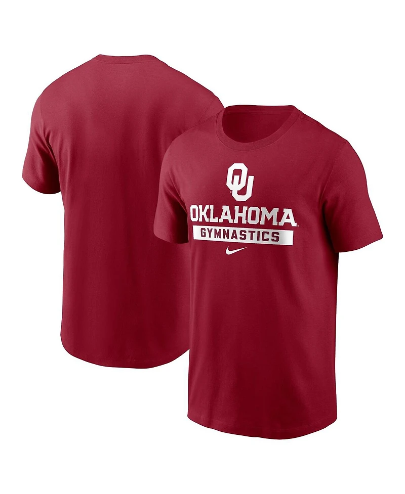 Nike Men's Crimson Oklahoma Sooners Gymnastics T-Shirt