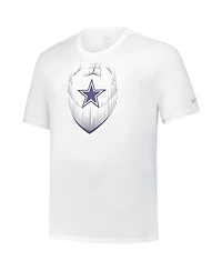 Nike Men's White Dallas Cowboys Big Tall Blitz Legend Icon Performance T-Shirt