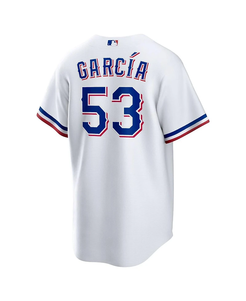 Nike Men's Adolis Garcia White Texas Rangers Home Replica Jersey