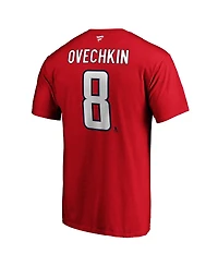 Lids Men's Fanatics Alexander Ovechkin Washington Capitals Team Authentic Stack T-Shirt