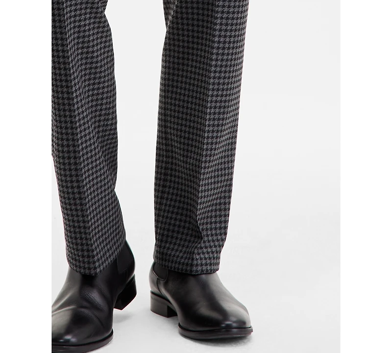 Tayion Collection Men's Classic-Fit Houndstooth Suit Separate Pants