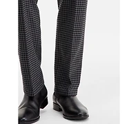 Tayion Collection Men's Classic-Fit Houndstooth Suit Separate Pants