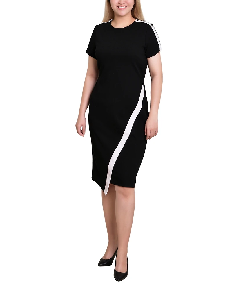 Ny Collection Women's Short Sleeve Dress