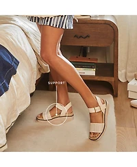 LifeStride Women's Gillian 2 Square Open Toe Platform Sandals