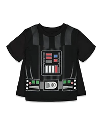 Star Wars Darth Vader Costume T-Shirt Shorts & Cape 3 Piece
