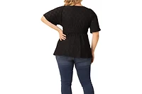 Kiyonna Plus Sunny Day Eyelet Top