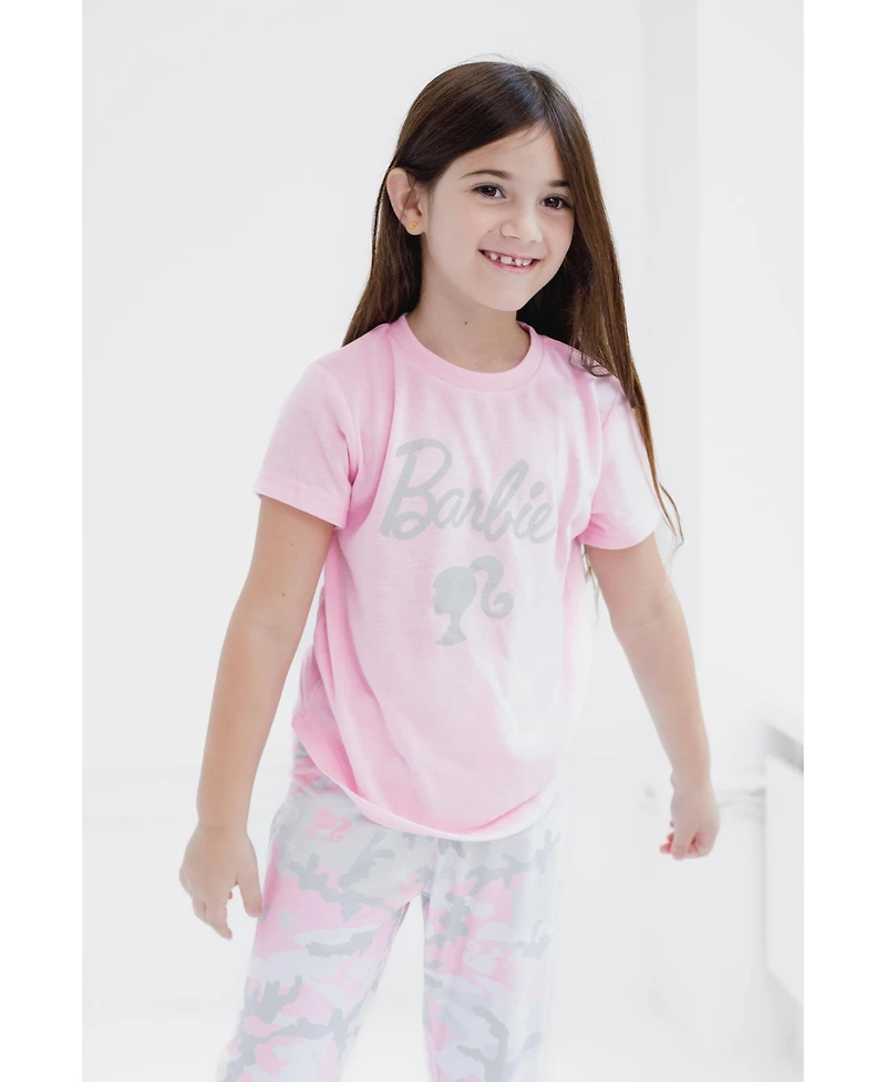 Barbie Girls Matching Family Pajama Shirt Pants Sleep Set