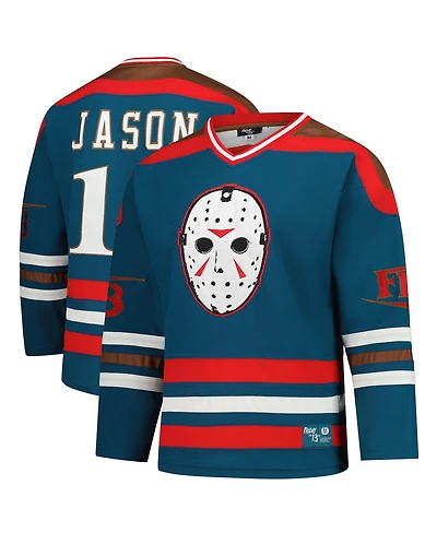 Lids Men's Jason Voorhees Blue Friday the 13th Horror Pack Movie Jersey