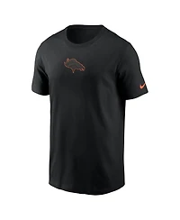 Nike Men's Black Denver Broncos Logo Color Pop T-Shirt