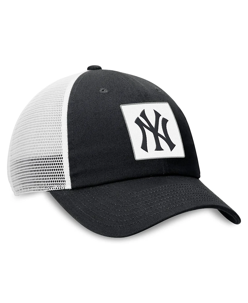 Nike Men's Black New York Yankees Rise Adjustable Trucker Hat