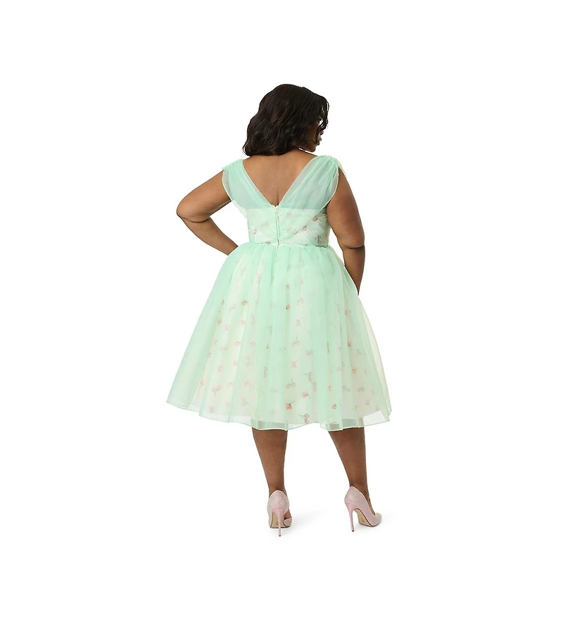 Unique Vintage Plus 1960s Modern Art Swing Dress