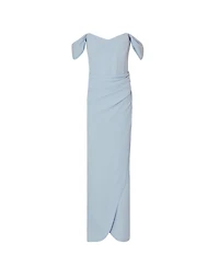 Quiz Women's Corset Detail Scuba Crepe Maxi