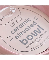 Elevated Cat Bowl: Ash Blush