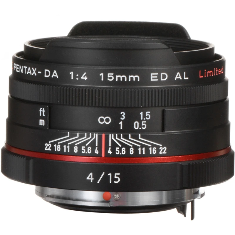 Pentax Smcp-da 15mm f/4 Ed Al Hd Lens for Dslr Cameras, Black