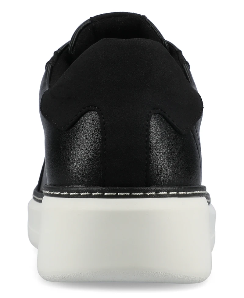 Vance Co. Men's Berlin Comfort Lace Up Low Top Flexible Court Sneakers