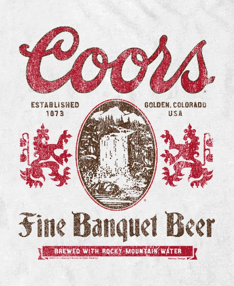 Coors Brewing Company Men's Banquet Beer Short Sleeve T-Shirt